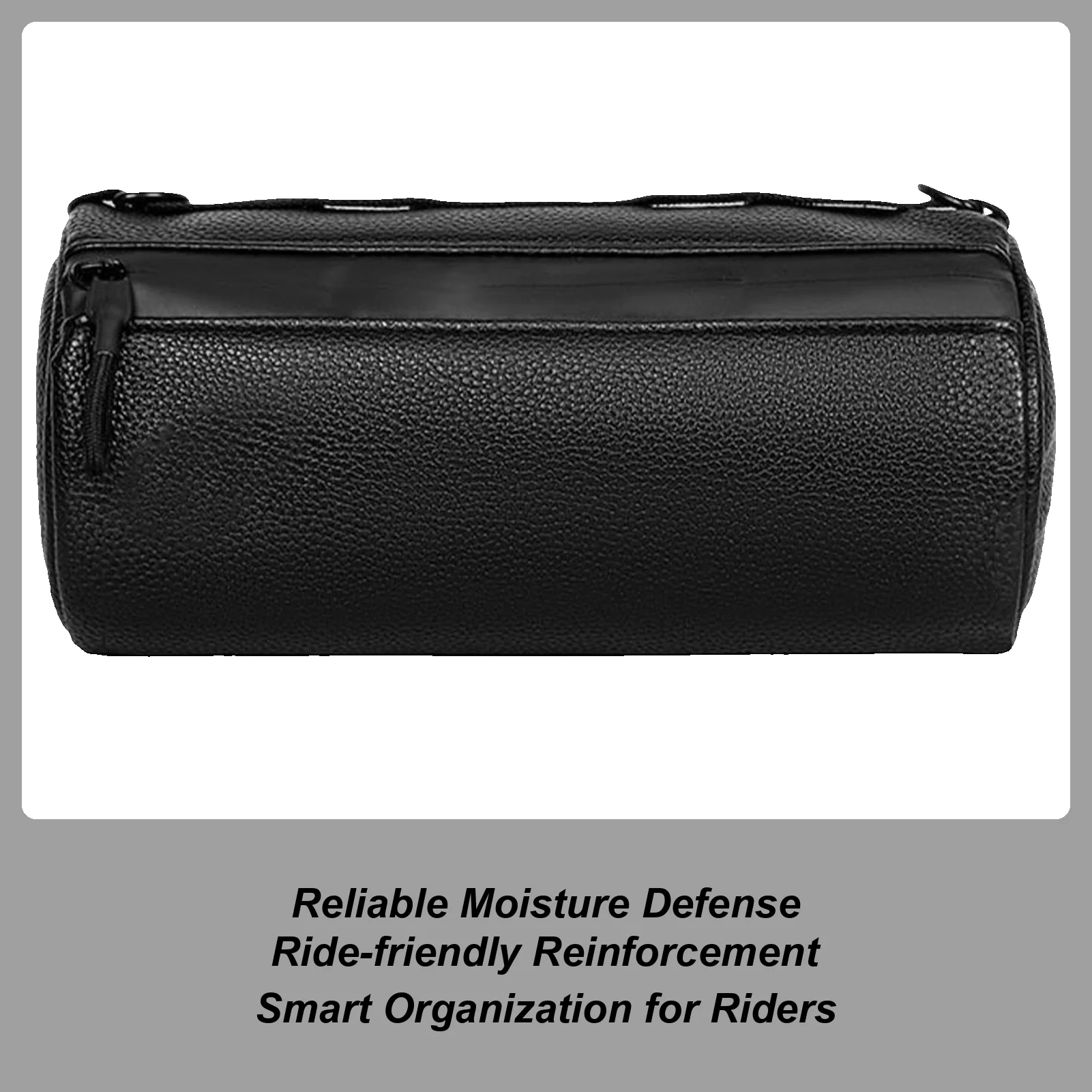 

Bike Front Bag Waterproof PU Leather Lightweight Road Bike Handlebar Storage Bag For Men Women Mountain Road Travel Biking