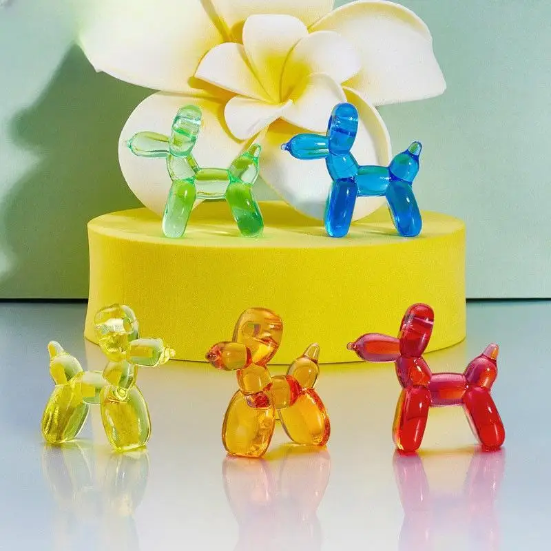 50 Stück, Mini-Ballonhunde, imitierte Kristalle, handgefertigte DIY-Ornamente, Muttertagsgeschenke, Geschenke für Freund und Freundin, C – Detail 6