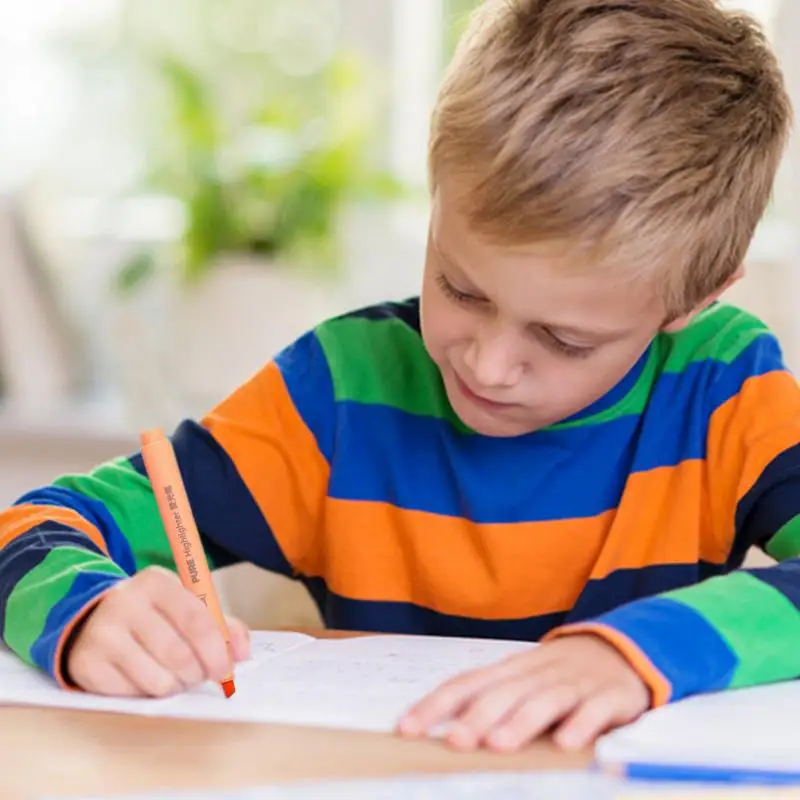 Highlighters Bulk Aesthetic Markers 6pcs Soft Highlighters Versatile Highlighters For Practicality Kids Home Work Teenagers