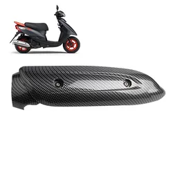 For  JOG 50 ZR Evolution Motorcycle Scooter Imitation Carbon Exhaust Heat insulation Cover Muffler Cover