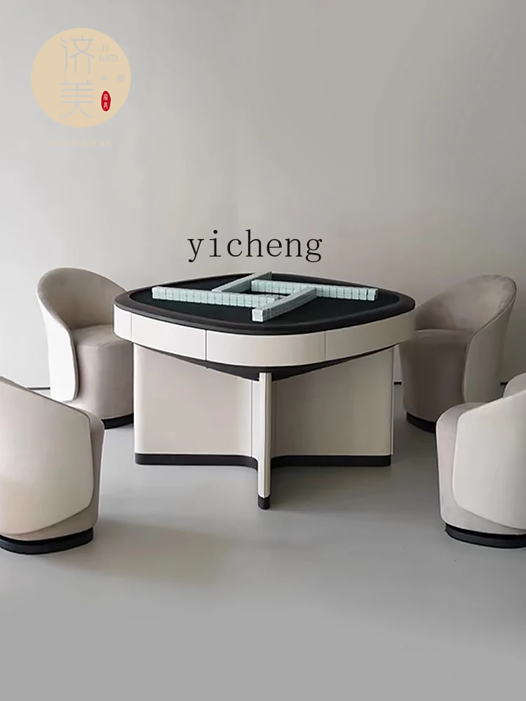 XL Modern Mahjong Table and Chair Combination Club Model Room Automatic Chess Table