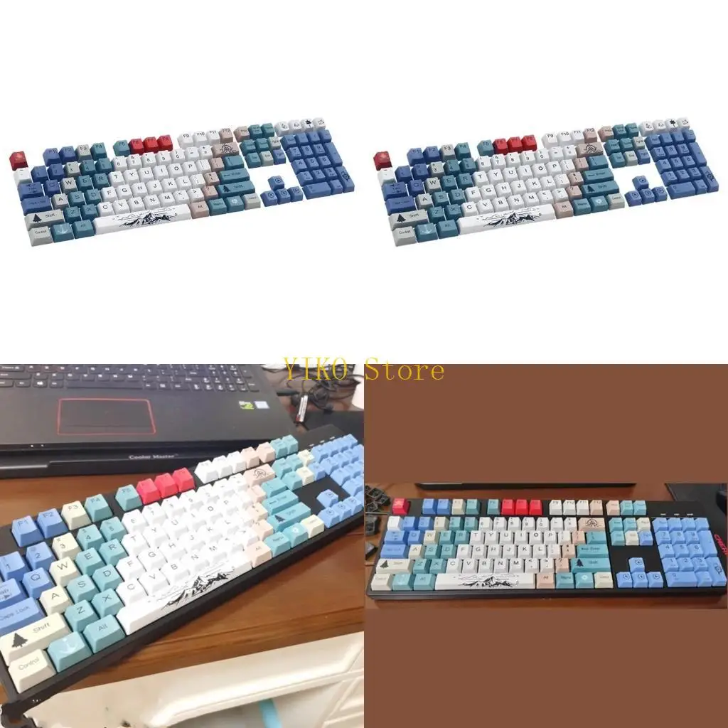 

K32C 108Keys PBT Keycap OEM-профиль Сублимационная колпачок для механической клавиатуры