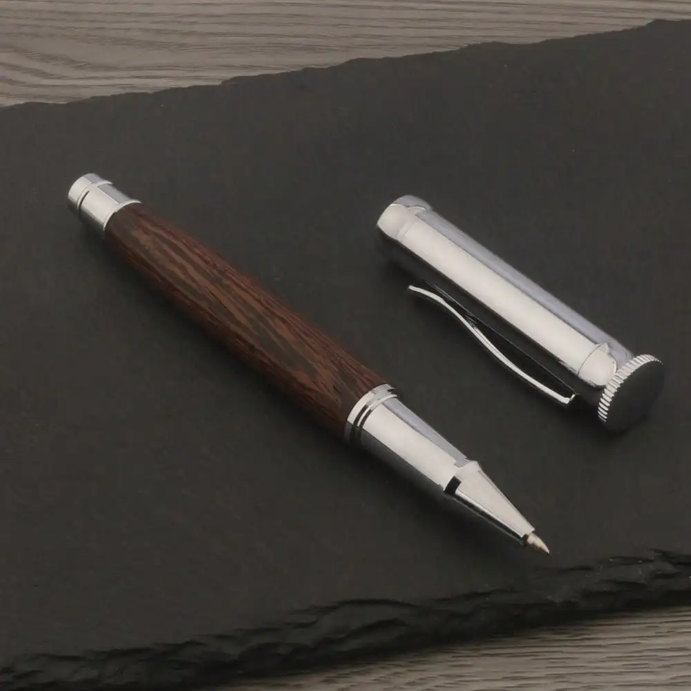 1 high-end business luxury new rolling ball pen chicken wing wood calligraphy pen suitable for students professionals
