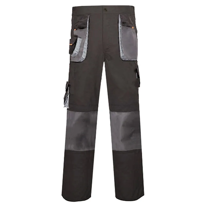 

Men's Multi-Pocket Cargo Pants Outdoor Safari Style Straight Working Pants Canvas Wear-Resistant Work Pants