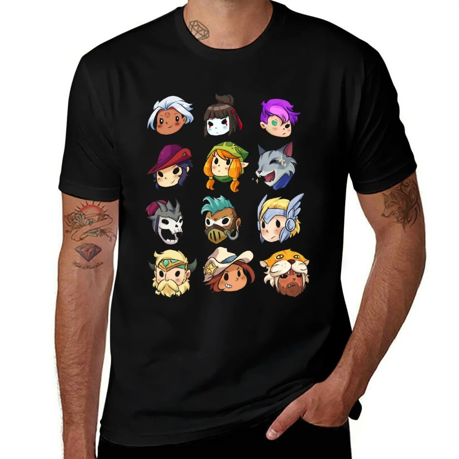 

Brawlhalla Legends Set 2 of 2 T-Shirt Standard Fit Solid Tee Shirt
