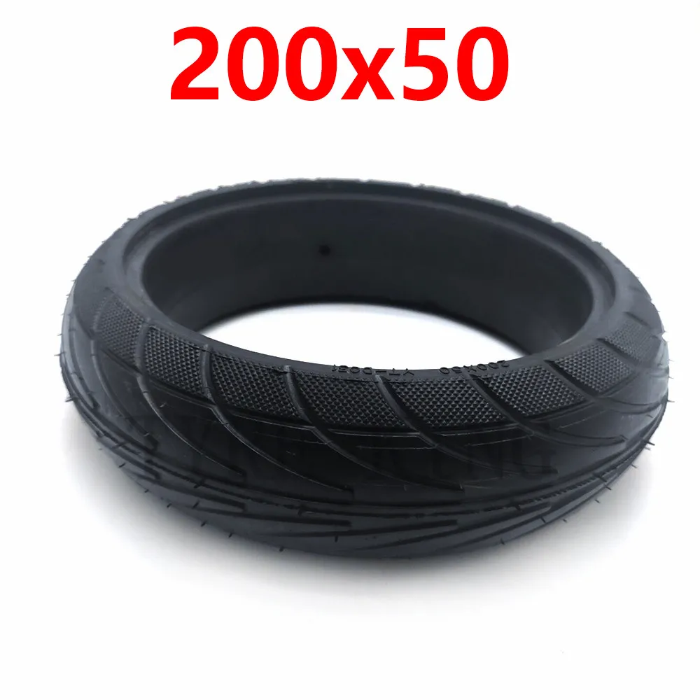 8 Inch 200x50 Solid Tubeless Tyre for Xiaomi Ninebot Segway ES1 ES2 ES4 Electric Scooter 8x2 Explosion-Proof Tire Wheel Parts