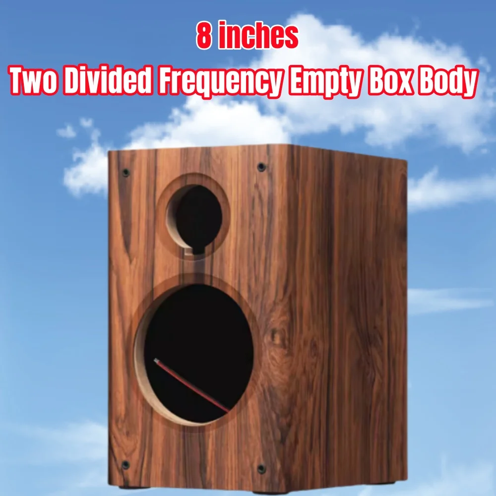 

DIY Audio Modification, F8-8-inch Speaker Empty Box Body, 1Pcs Speaker Frequency-splitting Wooden Shell, Passive Speaker Box