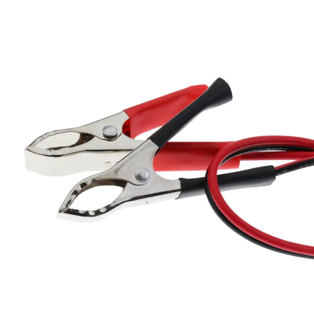 Auto Battery Alligator Crocodile Clip to Lighter Socket 12V 30A Power Cable for Boats Caravans and Roadside Use