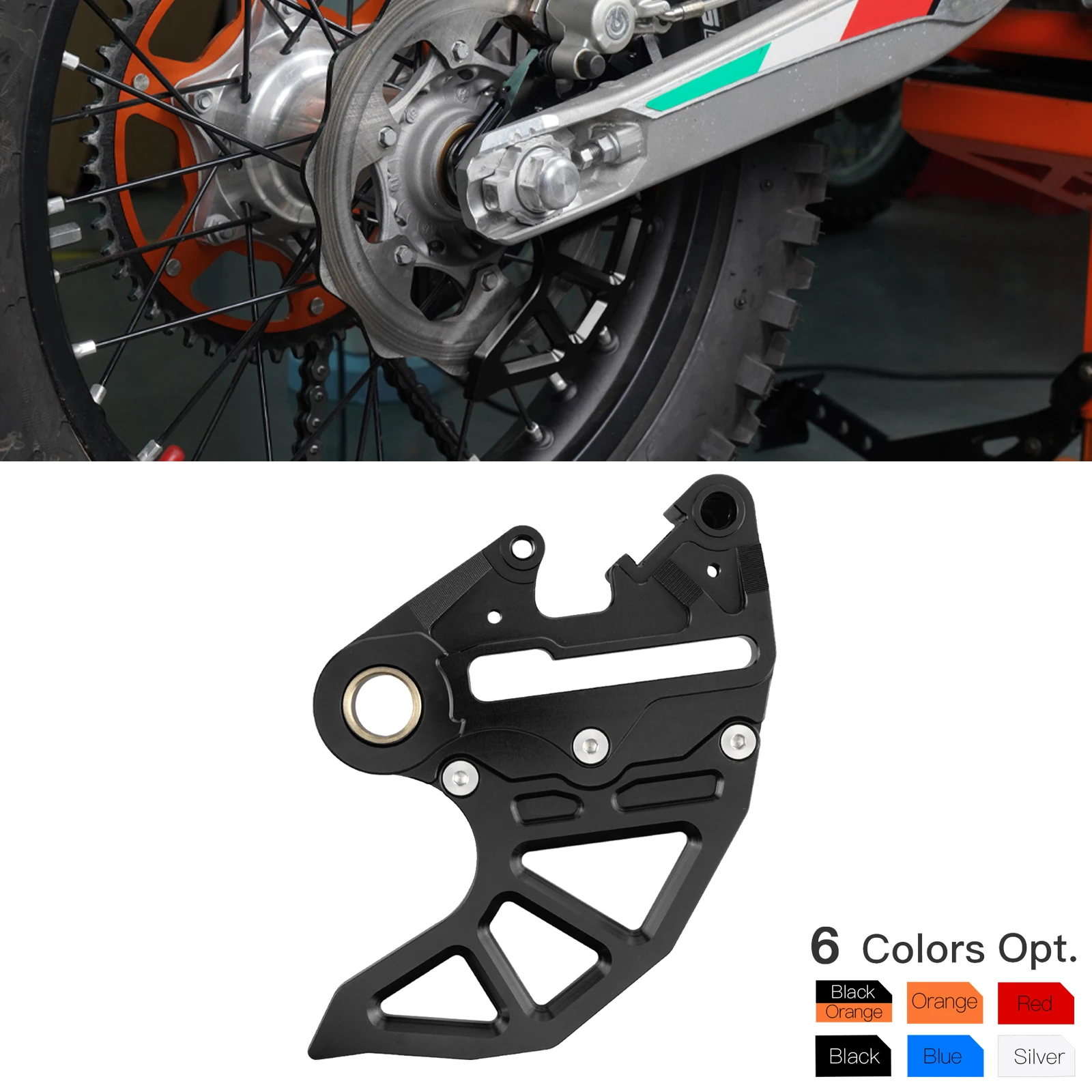 NICECNC For Husqvarna 2014-2017 TE 300 TE 250 FE 250 FE 350 FE 450 501 Rear Brake Disc Guard FC 250 FC 250 FC 450 TC 2019-2023