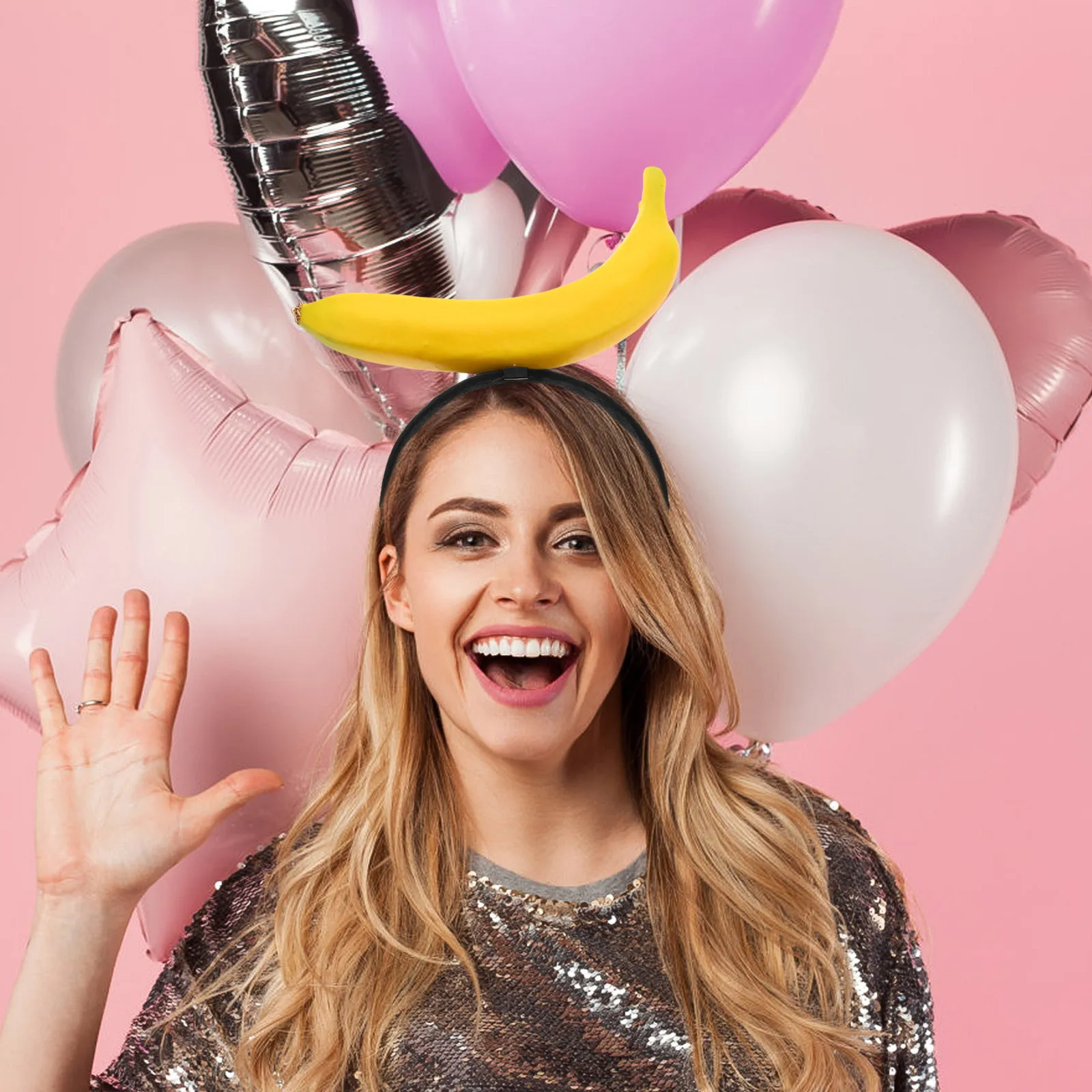 

3Pcs Simulation Fruit Hairpin Whimsical Lightweight Headband for Summer Party Holiday Outings Fun Hair Accessories for Women