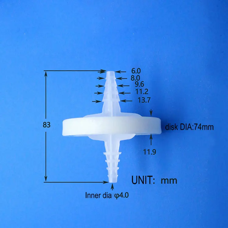 1pcs/2pcs/5pcs/10pcs Lab 50mm 0.2um PTFE Ventilation Membrane Filter for Fermenter or CO2 Incubator