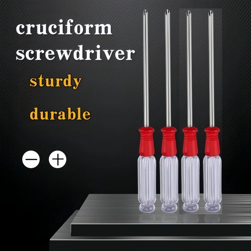1/5pcs Screwdriver 3MM Phillips small screwdriver transparent handle for repairing mobile phones and computers