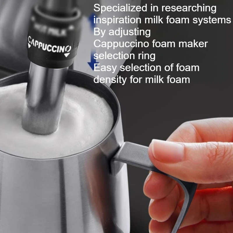 طاولة القهوة للمؤتمرات شبه الأوتوماتيكية ماكينة القهوة على الطراز الإيطالي مضخة صغيرة ضغط الحليب Frother المنزل مكتب استخدام Couchtisch