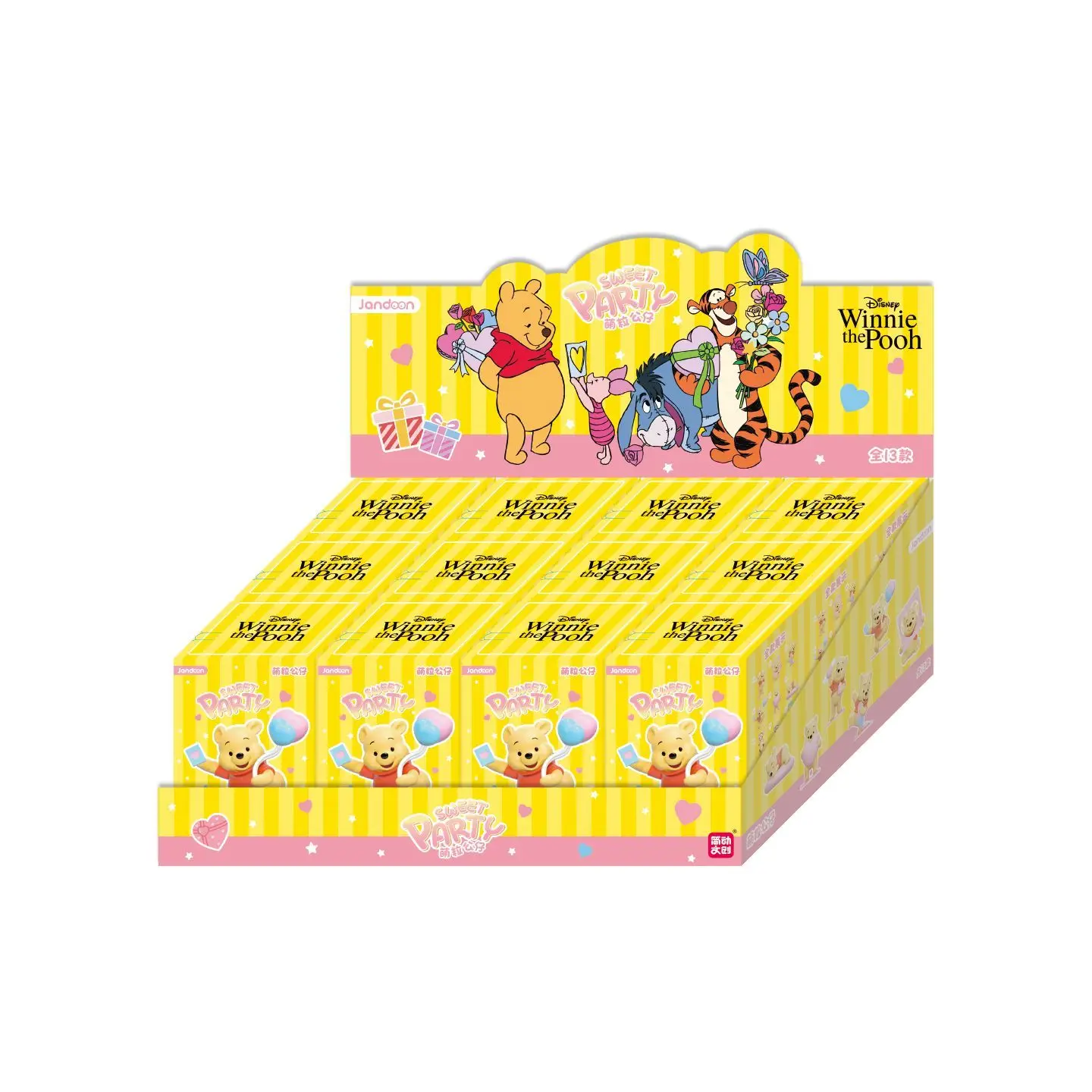 Neue JANDOON Original Winnie the Pooh Puppe Winnie Reiskorn Tigger PIGLET EEYORE Actionfigur Modell Spielzeug Sammlerstück Geschenk