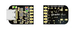 nanoUART USB a TTL con nivel IO ajustable y control de flujo
