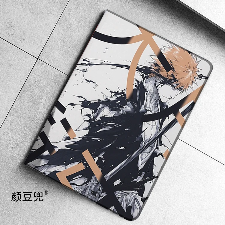 Bleach Anime Kurosaki Ichig Anim для iPad Air 4 5 Mini 5 6, роскошный силиконовый чехол для Pro 12,9 11, iPad 10th Protective Shell Pro13