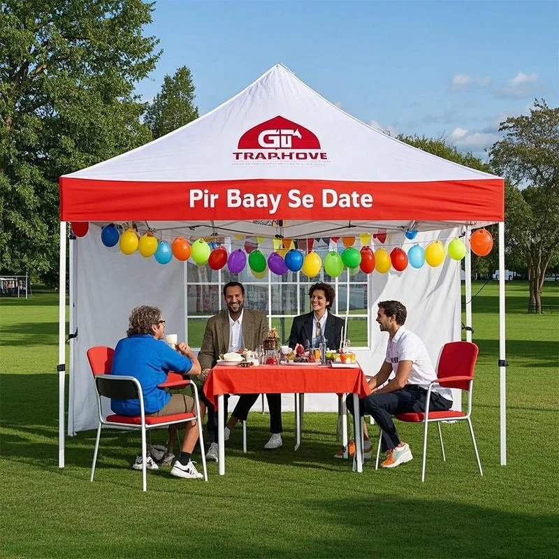 Outdoor 10 X 10ft Event Tent Exhibition Trade Show Pop up Tent Custom Creative Inflatable Exhibition Tent Advertising Canopy
