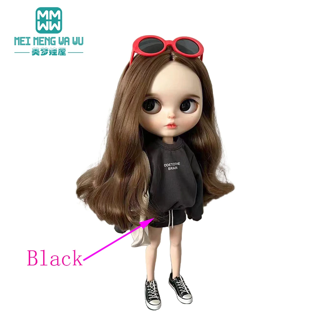 Kleidung für Puppen, modische Polka-Dot-Hemden, Sommerkleider, Sweatshirt-Sets, passend für Blyth Azone OB22 OB24 Puppenzubehör – Detail 10