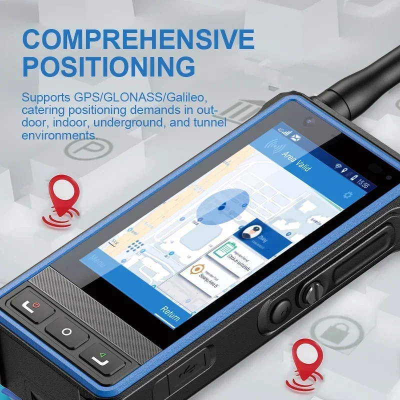 New Release BelFone VHF UHF Hybrid Dual PTT Mode Android DMR PoC 4G Multimode Radio BF-SCP860 With GPS WIFI IP68 Private Network