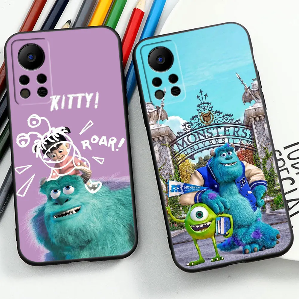 Disney Monsters Inc Case For Infinix HOT 30 30I 20 20S 20I 12 12I 11 11S 10 10S 10I Play Tecno Spark Smart 8 7 6 5 Pro 5G Cover