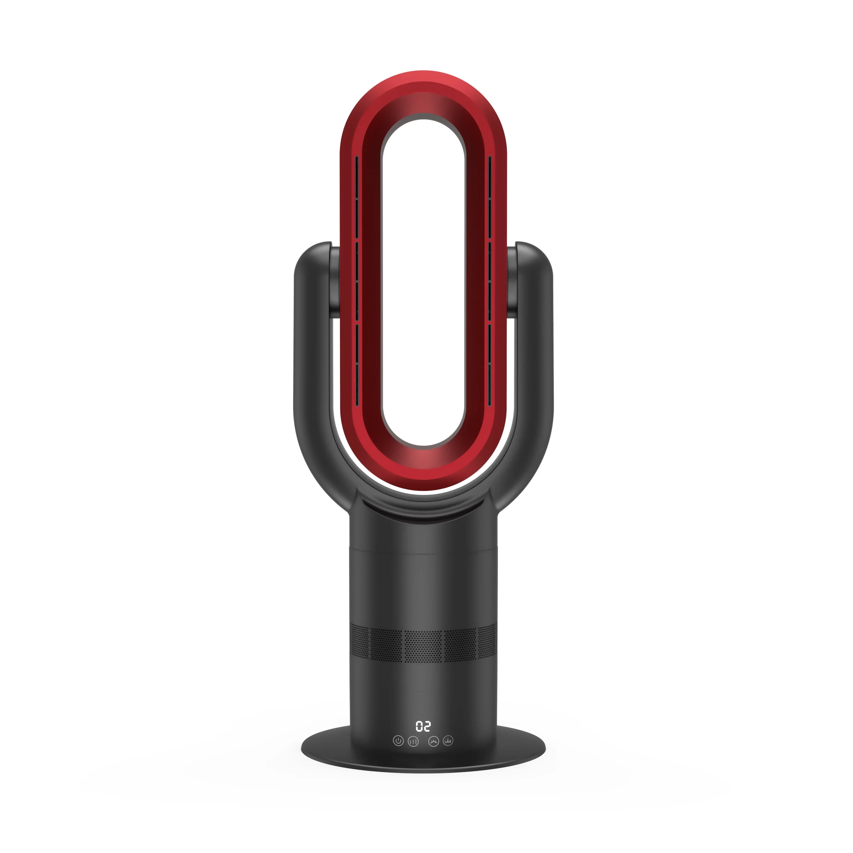 حار بيع OEM سهلة التنظيف 4 الموسم سخان التبريد 2 في 1 المحمولة مروحة طاولة بلا أوراق QG660 سخان مزيل الرطوبة مروحة خالية من الشفرة