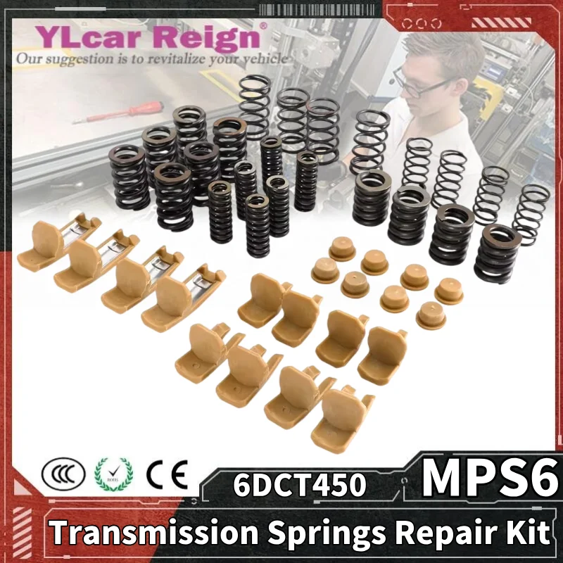 6DCT450 MPS6 Auto Transmission Gearbox Clutch Retainers Springs Repair Kit For Land Rover Volvo Ford Mondeo Focus Car Accessory