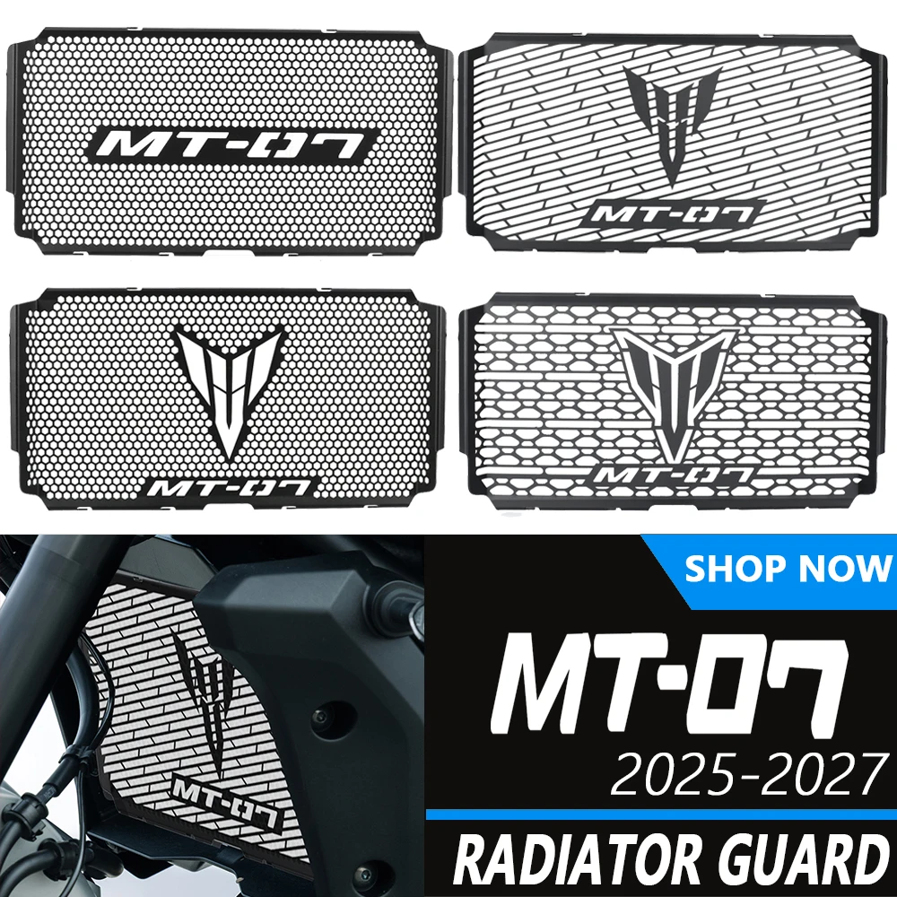

Radiator Guard For Yamaha MT 07 MT07 Y-AMT 2025 2026 2027 Grille Protector Cover Cooler Grill Protective Motorcycle Accessories