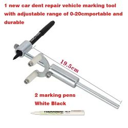 1pcs NEW Automobile Dent Repair Wheel Arch Car Body Line Marking Tool Adjustable Range 0-20cm Portable and Durable