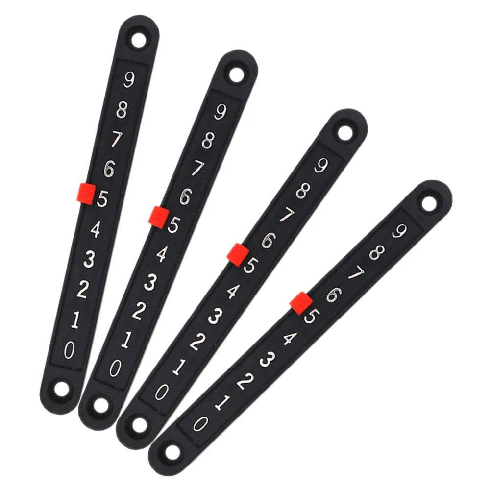 

4Pcs Foosball Table Score Board Plastic Child Safe Bar Style Score Indicators for Family Fun Easy Carry Storage Foosball Scoring
