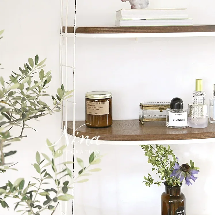 Retro Country Decorative Wall Hangings Small Shelf Storage Rack Storage Rack