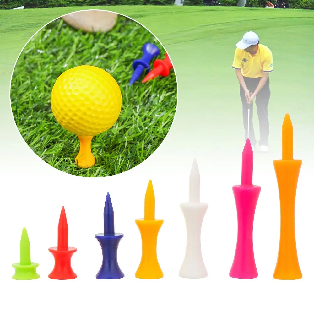 43mm, 37mm, Colorful Training Practice Accessories Durable New Golfer Ball Tees Holder Durable Rubber Golf Tees