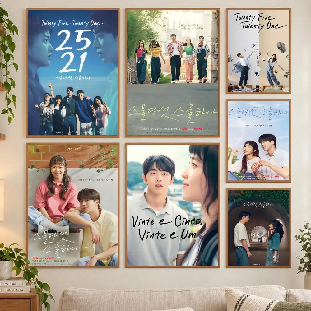 Korean TV Twenty five Twenty One Poster HD art sticky wall waterproof home living room bedroom bar aesthetic decoration