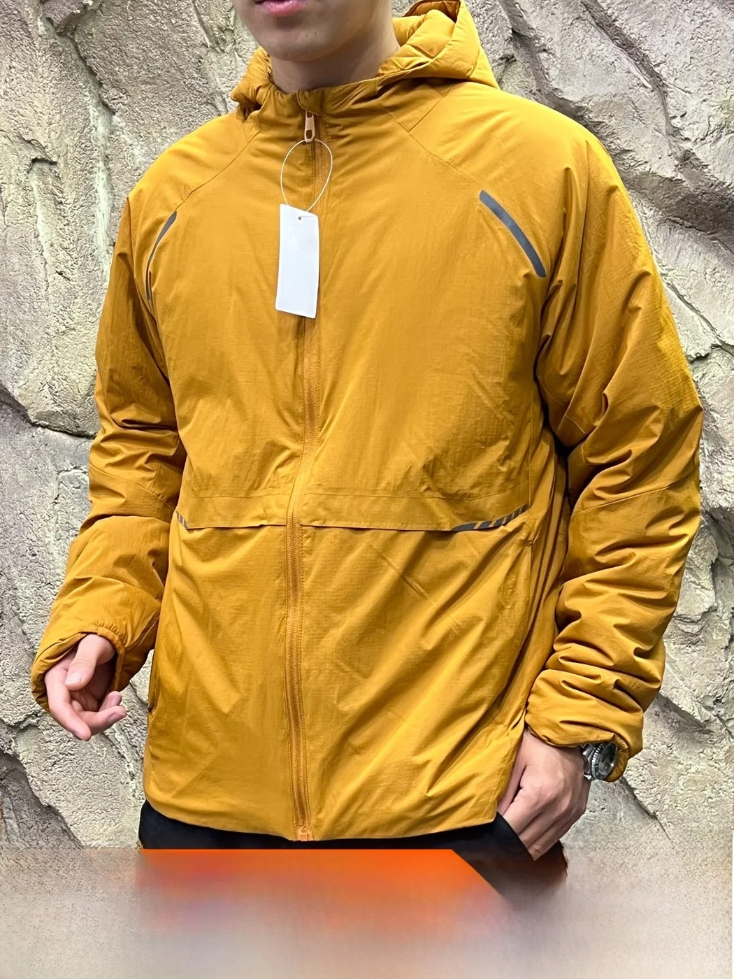 Waterproof Cotton Jacket Outdoor Unisex Warmth Breathable Reflective Seamless Thermal Spring Autumn Winter Nylon Fleece Lined