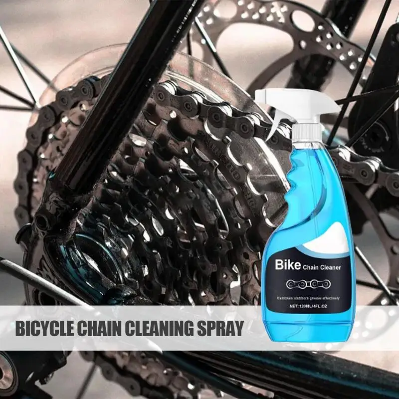 120ML Motorcycle Bicycle Chain Cleaner Degreaser Bike Cycling Equipment Maintenance Efficient Rust Removal Spray For Bicycle