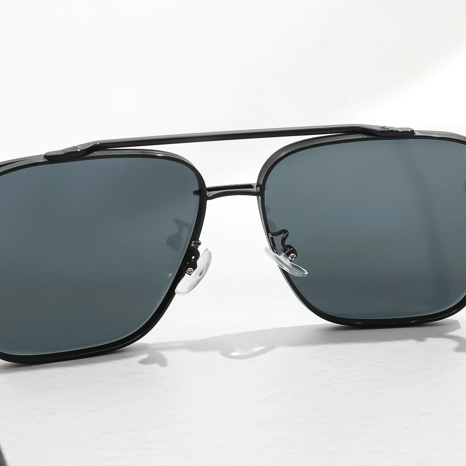 Metall Punk Großen Rahmen Sonnenbrille für Männer Frauen Coole Fahren Gläser Marke Design Quadrat Sonnenbrille Brille UV400 Brillen – Detail 7