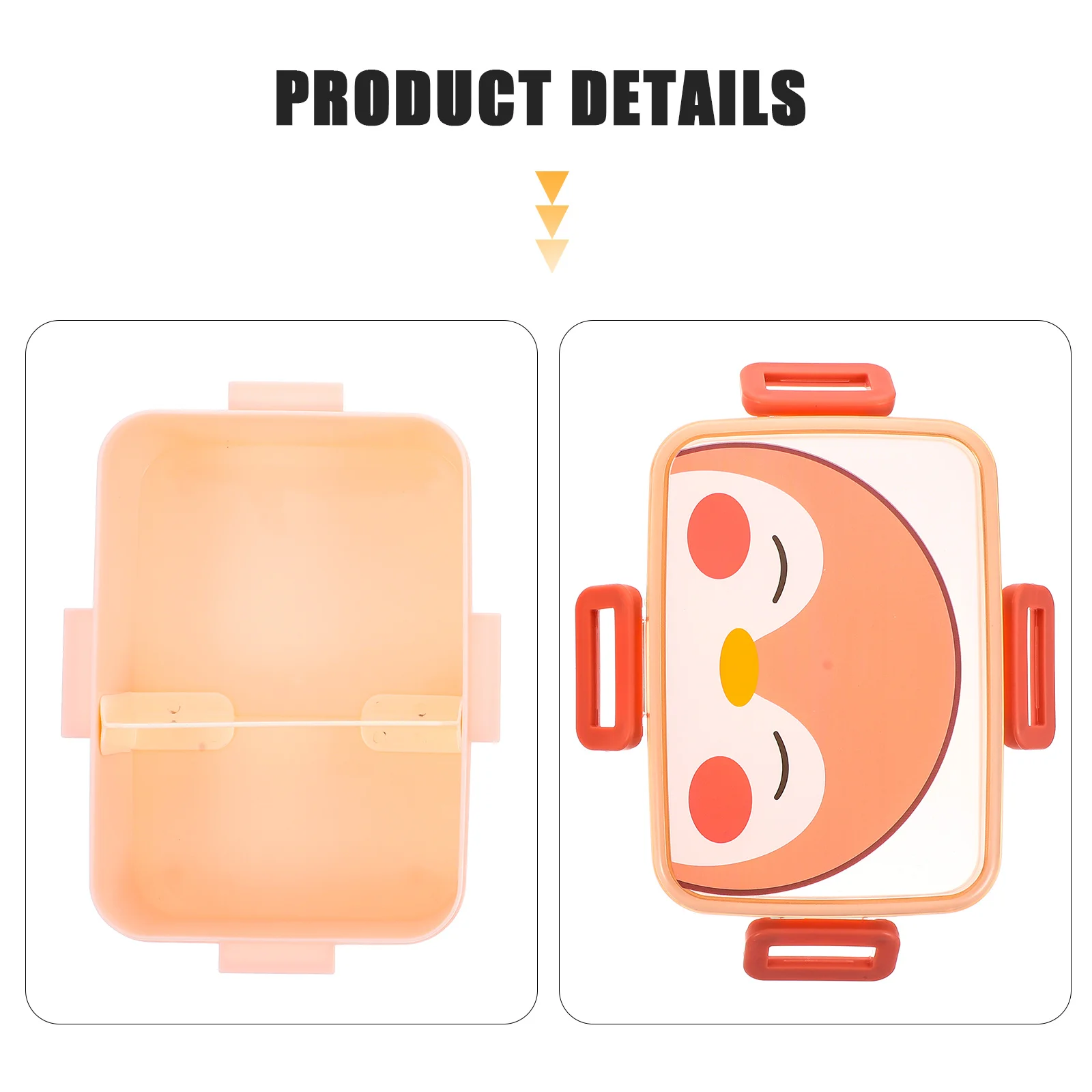 

Kids Lunch Plastic Food Container Children Bento Box Leak Proof Portable Snack Storage For School Outdoor Sealing Fruit