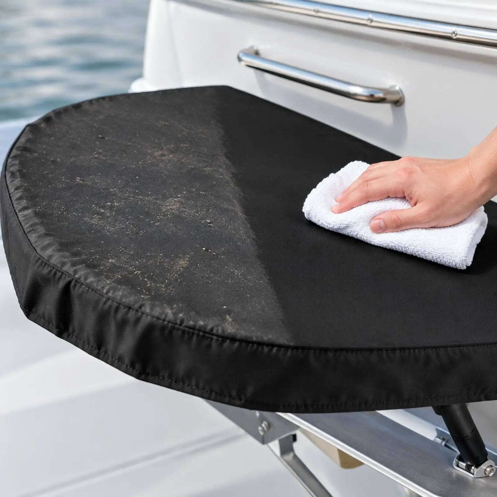 Protective Swim Board Cover for Boat 65x29 Inch with Sewn Seams and Drawstring Closure for Storage