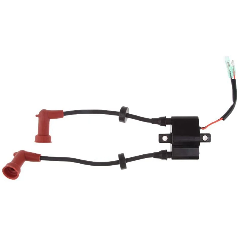 4X Marine Outboard Ignition Coil Assy For Yamaha F9.9 13.5 15 20 25HP 40HP Replace 6F5-85570-10, 6F5-85570-11 Motors