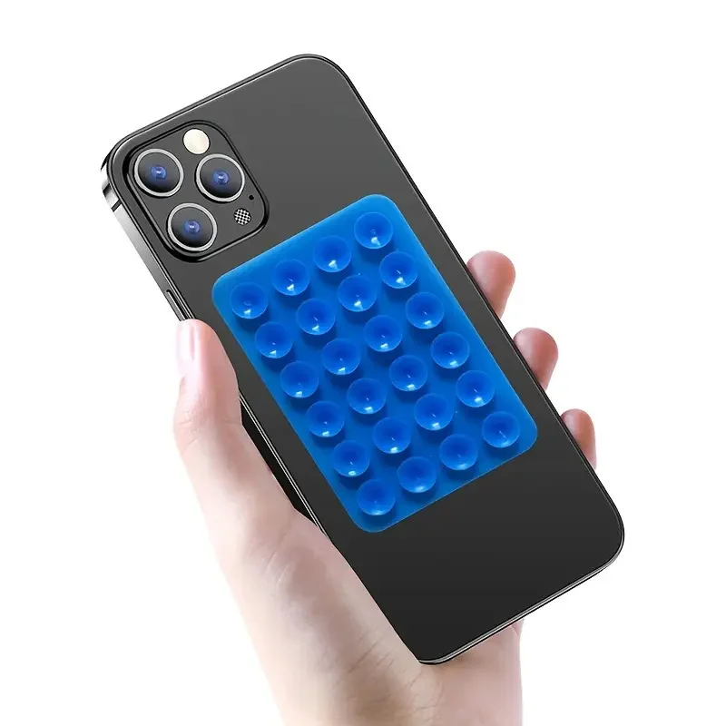 Silikon-Telefonhalter mit Saugnapf, wasserdicht, selbstklebend, mobiler Ständer für Küchenspiegel, Yoga, Zimmer, einfach zu installieren und zu entfernen – Detail 5