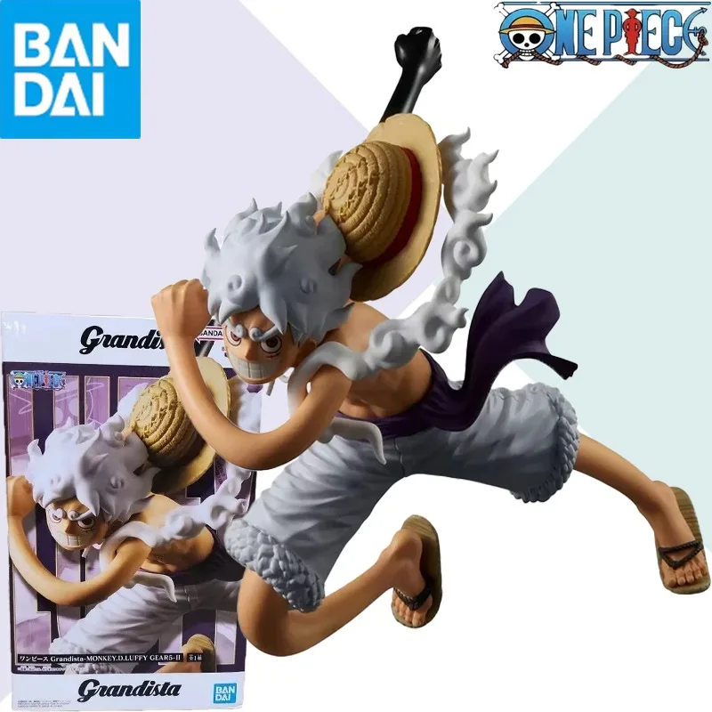 

BANDAI 100% Оригинальная фигурка Banpresto Grandista Anime One Piece Monkey D. Luffy Gear 5 2 Nikka из ПВХ, модель, подарок для коллекционеров