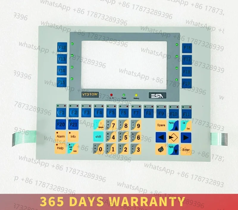 

Membrane Button Switch for ESA VT310W VT310WA0000 VT310WAP00 VT310WAP000 Keyboard Keypad