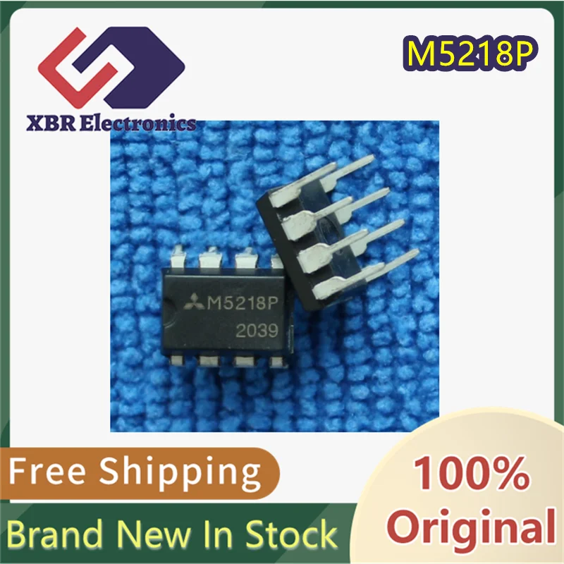 

(5/50 pieces) M5218P 5218P 5218 DIP-8 Motor Dual Low Noise Operational Amplifier Brand New