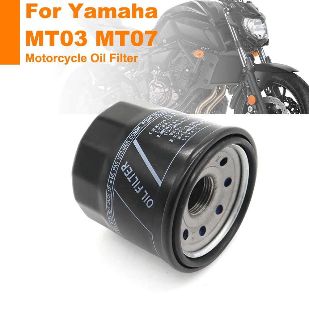 For Yamaha MT03 MT07 MT09 YZF1000 YZF-R1 FJ1200 FZ61 FZ6R FZ6 XJ6 XSR 700 900 FZ8 FJ09 FZ07 FZ09 Motorcycle Oil Filter
