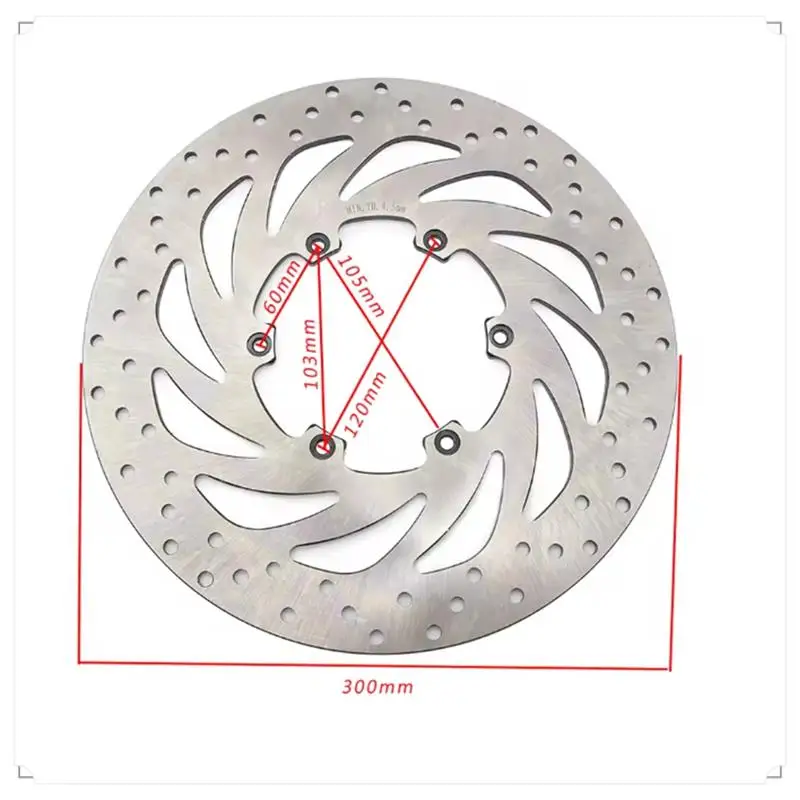 Motorcycle For BMW F650GS F650ST F650 GS ST F 650GS 650ST 1993-2007 Compatible 300Mm Front Brake Disc Rotor view 5