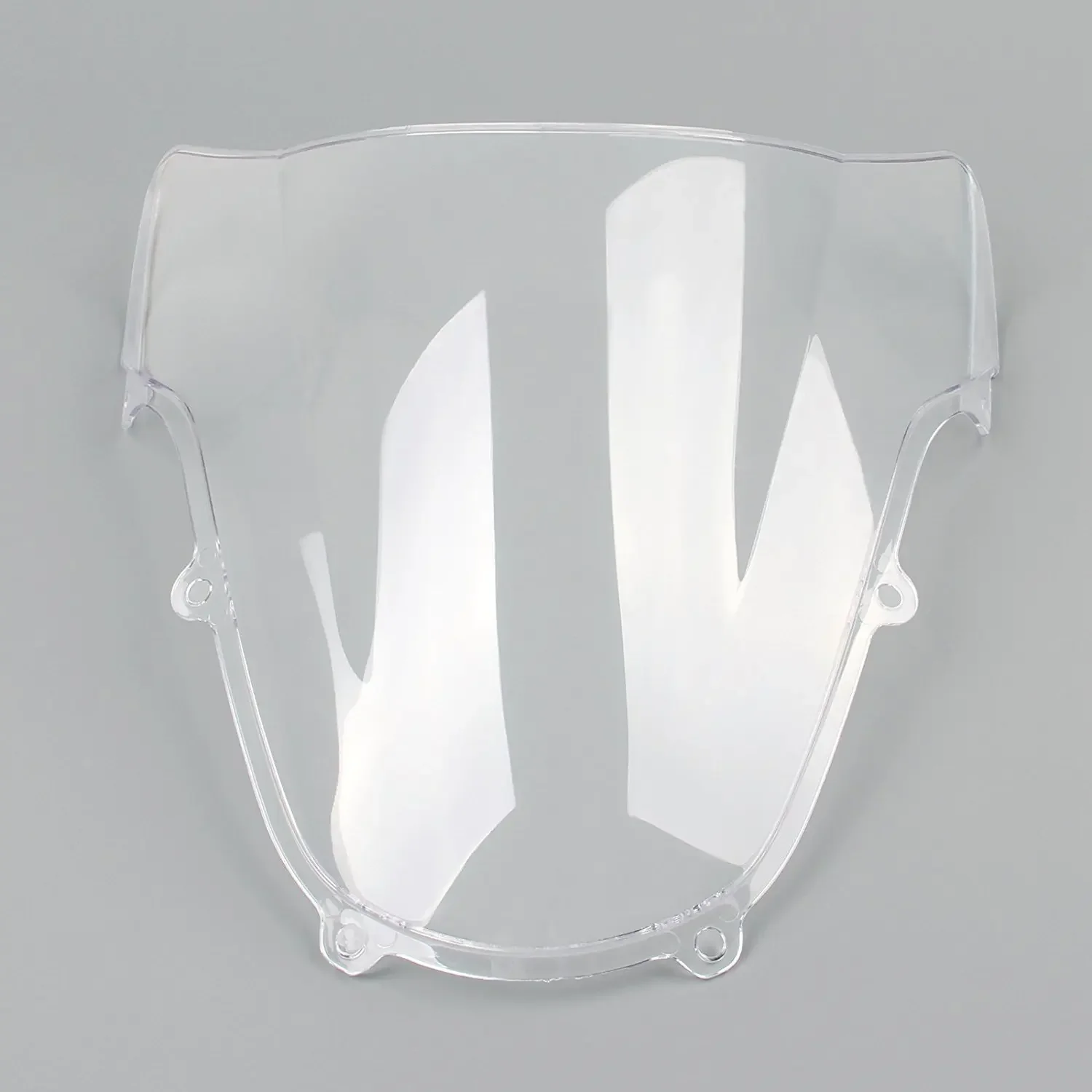 Image of Klare Double Bubble Windschutzscheibe Windschutzscheibe ABS-Schild passend für Suzuki GSXR600/750 2001–2003 GSX-R1000 2001–2002
