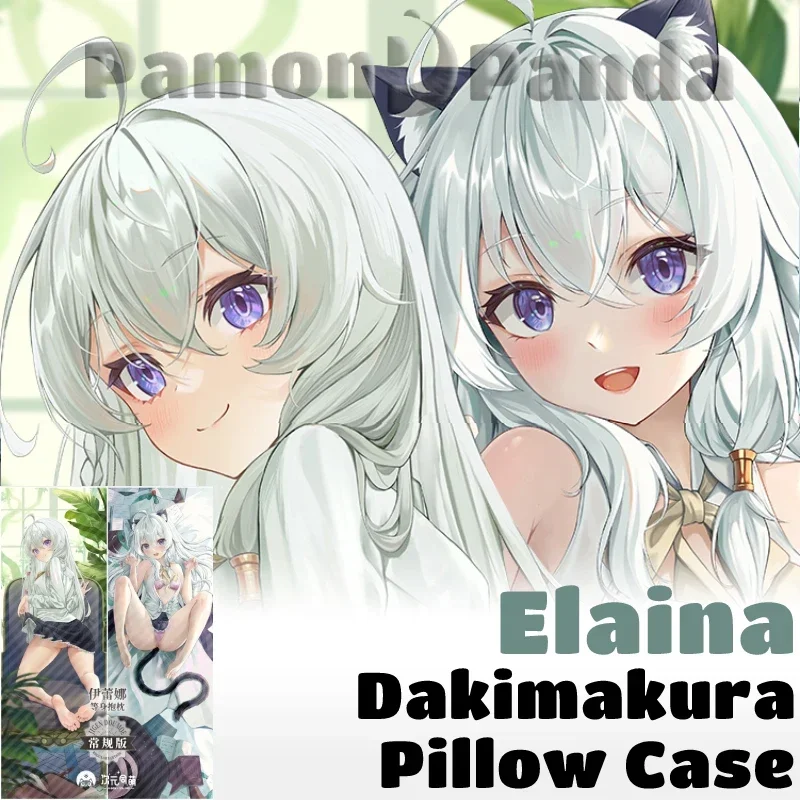 Elaina Dakimakura Wandering Witch Pillow Case Sexy Hugging Cushion Cover Case Otaku Full Body Pillowcase Home Bedding Decor