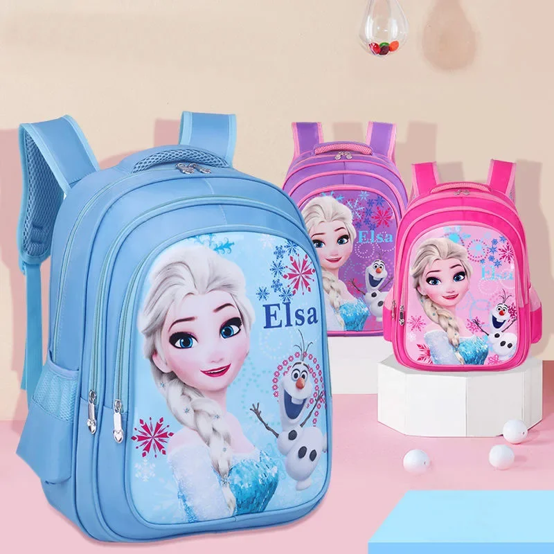 Mochila Frozen2 Disney Backpacks Bookbag Students School Bags Cartoon Kids Rucksack Laptop Rucksack Shoulder Bag Large Capacity