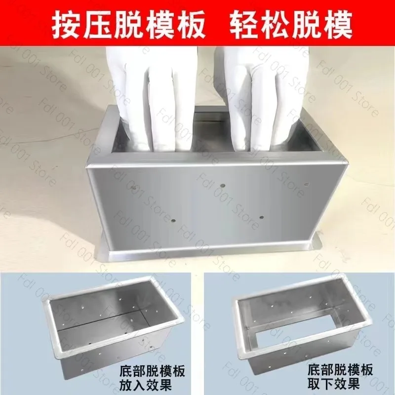 Double Pressure Spring Type Meat Press Mold Stainless Steel Household Ham Bacon Raw Meat Making Mold Multiple Capacity
