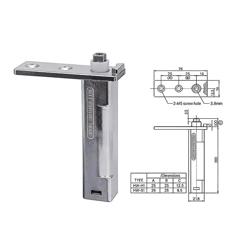 (Ce14)Refrigerator Door Hinge Spring Hinge Refrigerator Hinges Automatic Door Pivot Hinge Door Hinges For Fridge Repair Use