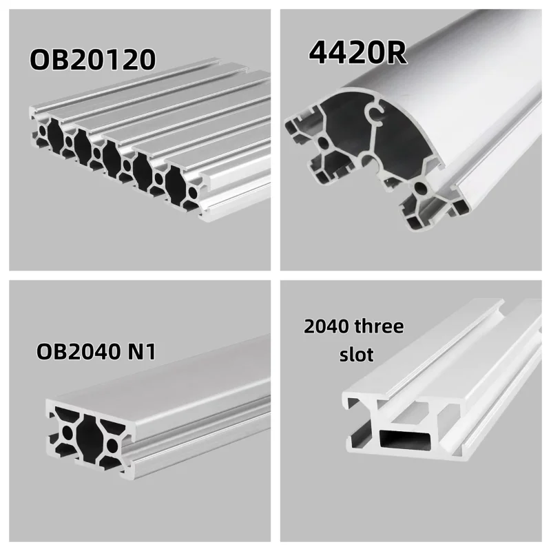 20120/2040N1 CNC aluminum profile 2020 aluminum profile extrusion EU standard 3D printer parts anode wire guide aluminum profile